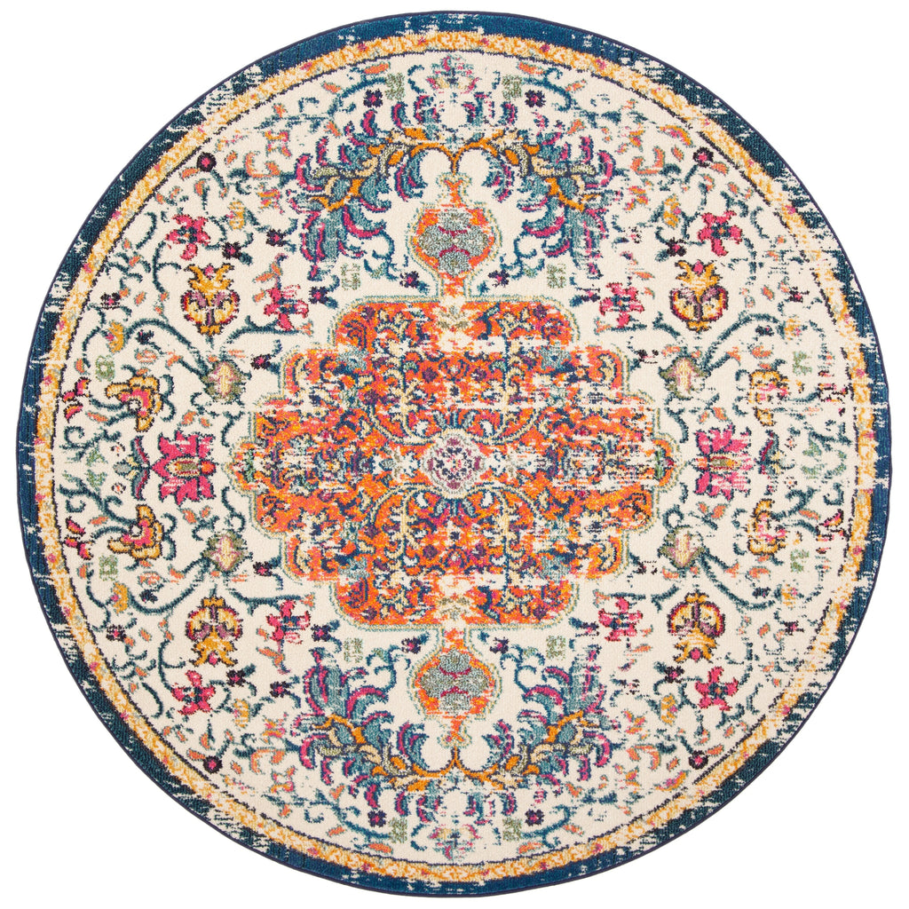 SAFAVIEH Madison Libusa Boho Medallion Distressed Rug
