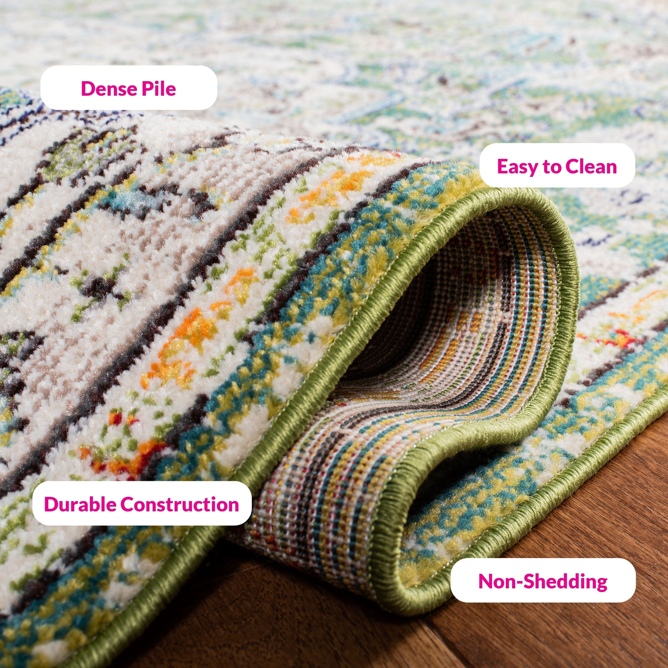 SAFAVIEH Madison Libusa Boho Medallion Distressed Rug