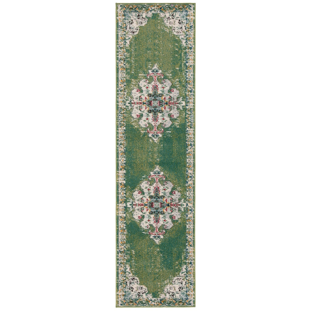 SAFAVIEH Madison Marilou Boho Medallion Distressed Area Rug