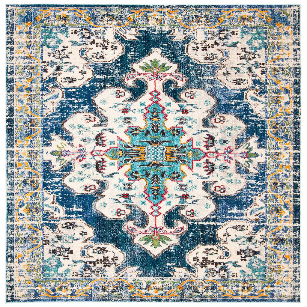 SAFAVIEH Madison Marilou Boho Medallion Distressed Area Rug