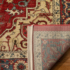 SAFAVIEH Mahal Beverley Traditional Grandeur Red/ Natural Rug