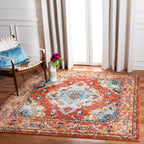 SAFAVIEH Monaco Oceane Boho Medallion Distressed Area Rug