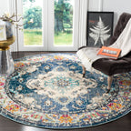 SAFAVIEH Monaco Oceane Boho Medallion Distressed Area Rug