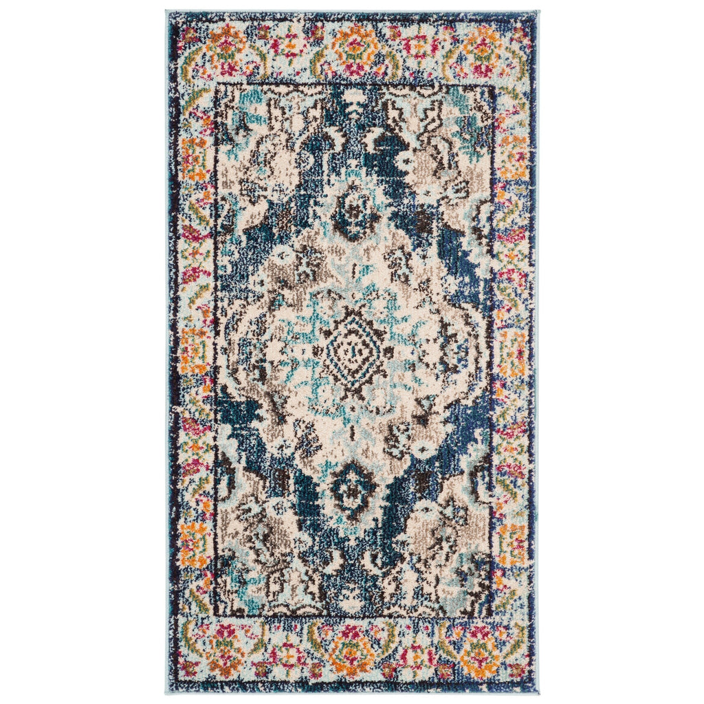 SAFAVIEH Monaco Oceane Boho Medallion Distressed Area Rug