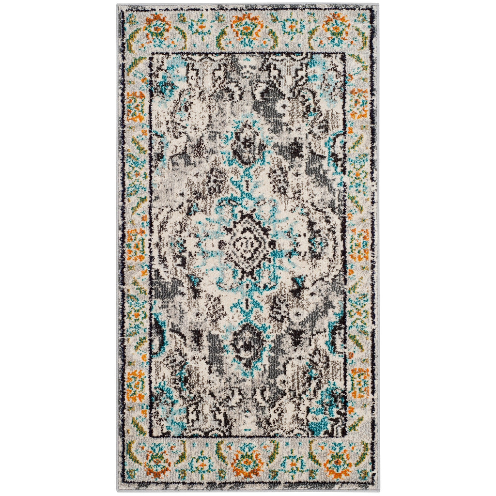 SAFAVIEH Monaco Oceane Boho Medallion Distressed Area Rug