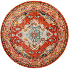SAFAVIEH Monaco Oceane Boho Medallion Distressed Area Rug