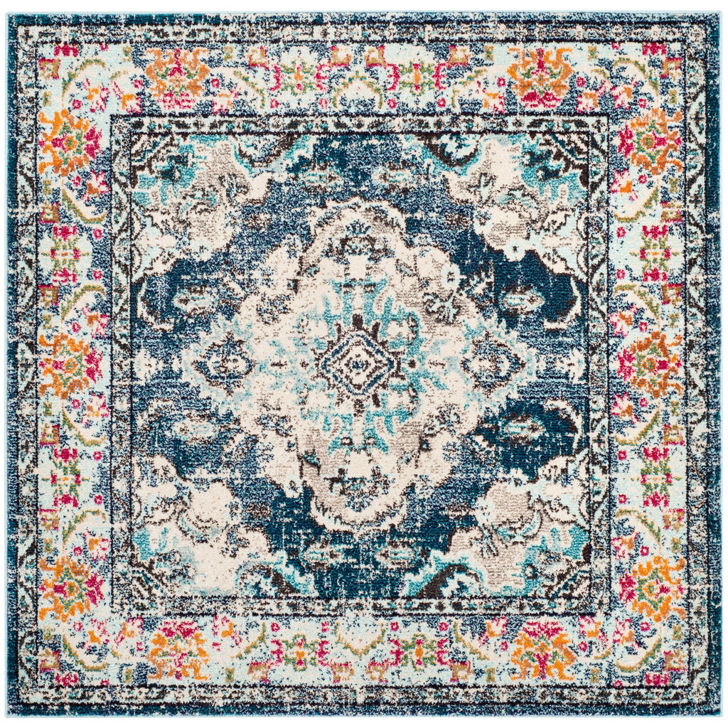 SAFAVIEH Monaco Oceane Boho Medallion Distressed Area Rug