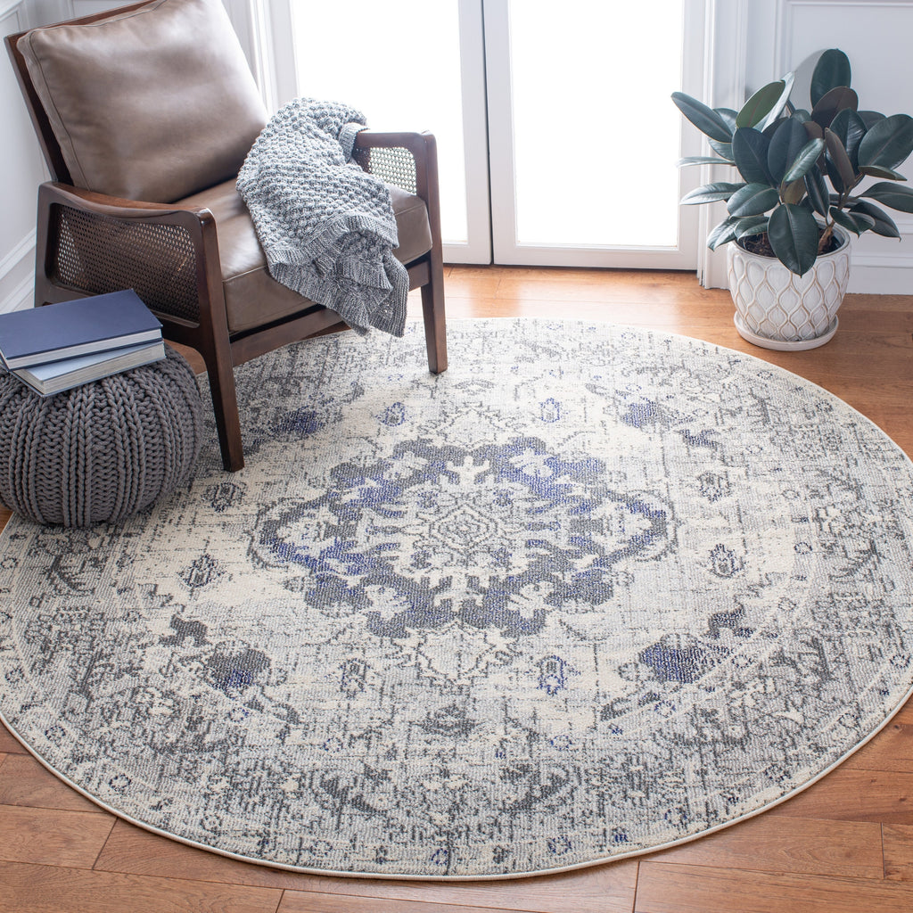 SAFAVIEH Monaco Oceane Boho Medallion Distressed Area Rug