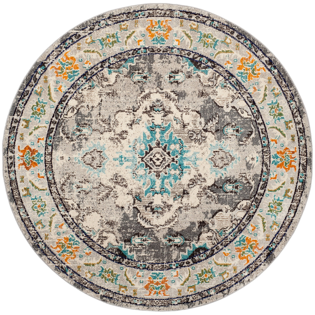 SAFAVIEH Monaco Oceane Boho Medallion Distressed Area Rug