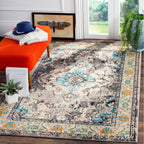 SAFAVIEH Monaco Oceane Boho Medallion Distressed Area Rug