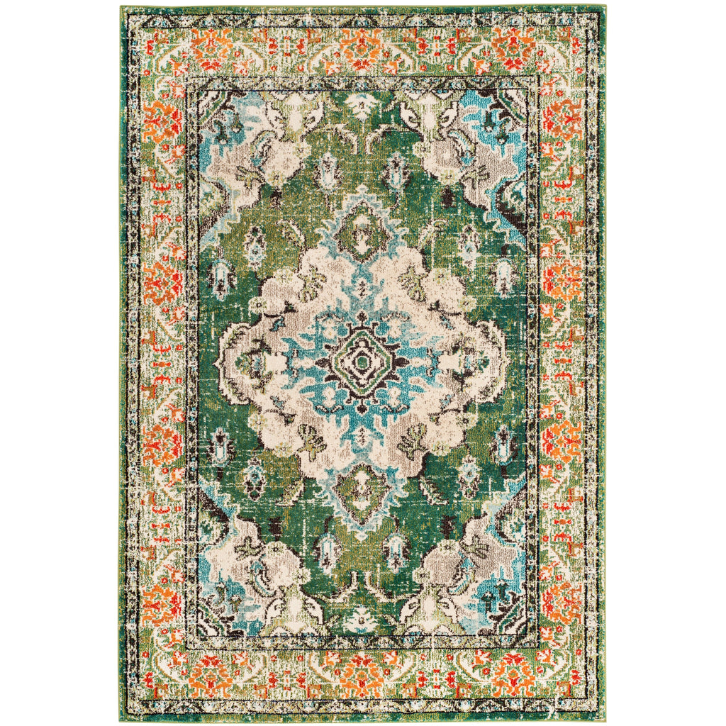 SAFAVIEH Monaco Oceane Boho Medallion Distressed Area Rug