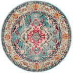 SAFAVIEH Monaco Oceane Boho Medallion Distressed Area Rug