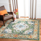 SAFAVIEH Monaco Oceane Boho Medallion Distressed Area Rug