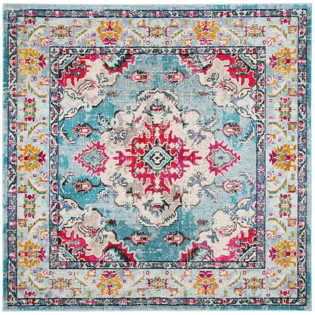 SAFAVIEH Monaco Oceane Boho Medallion Distressed Area Rug