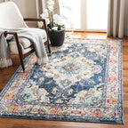 SAFAVIEH Monaco Oceane Boho Medallion Distressed Area Rug