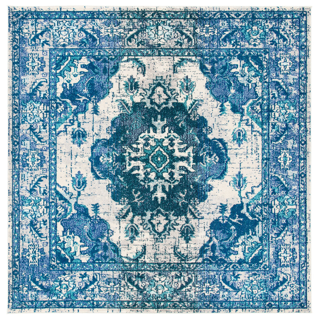SAFAVIEH Monaco Oceane Boho Medallion Distressed Area Rug