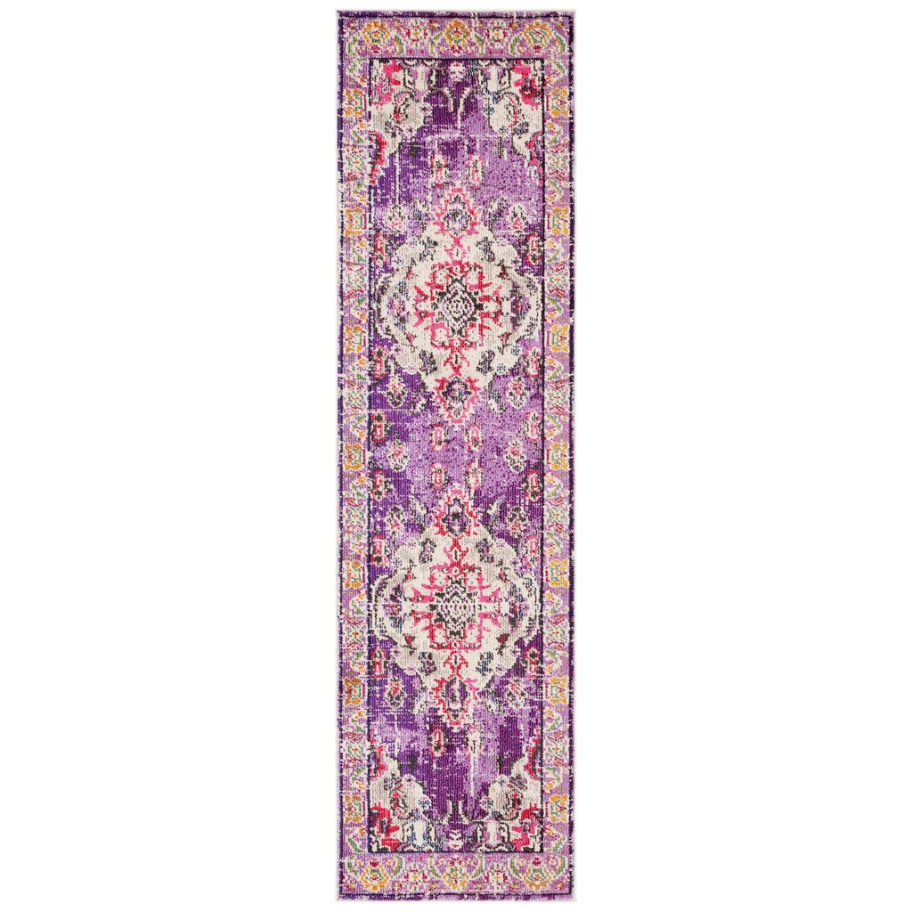 SAFAVIEH Monaco Oceane Boho Medallion Distressed Area Rug