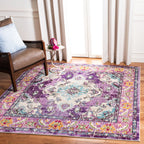 SAFAVIEH Monaco Oceane Boho Medallion Distressed Area Rug
