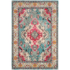SAFAVIEH Monaco Oceane Boho Medallion Distressed Area Rug