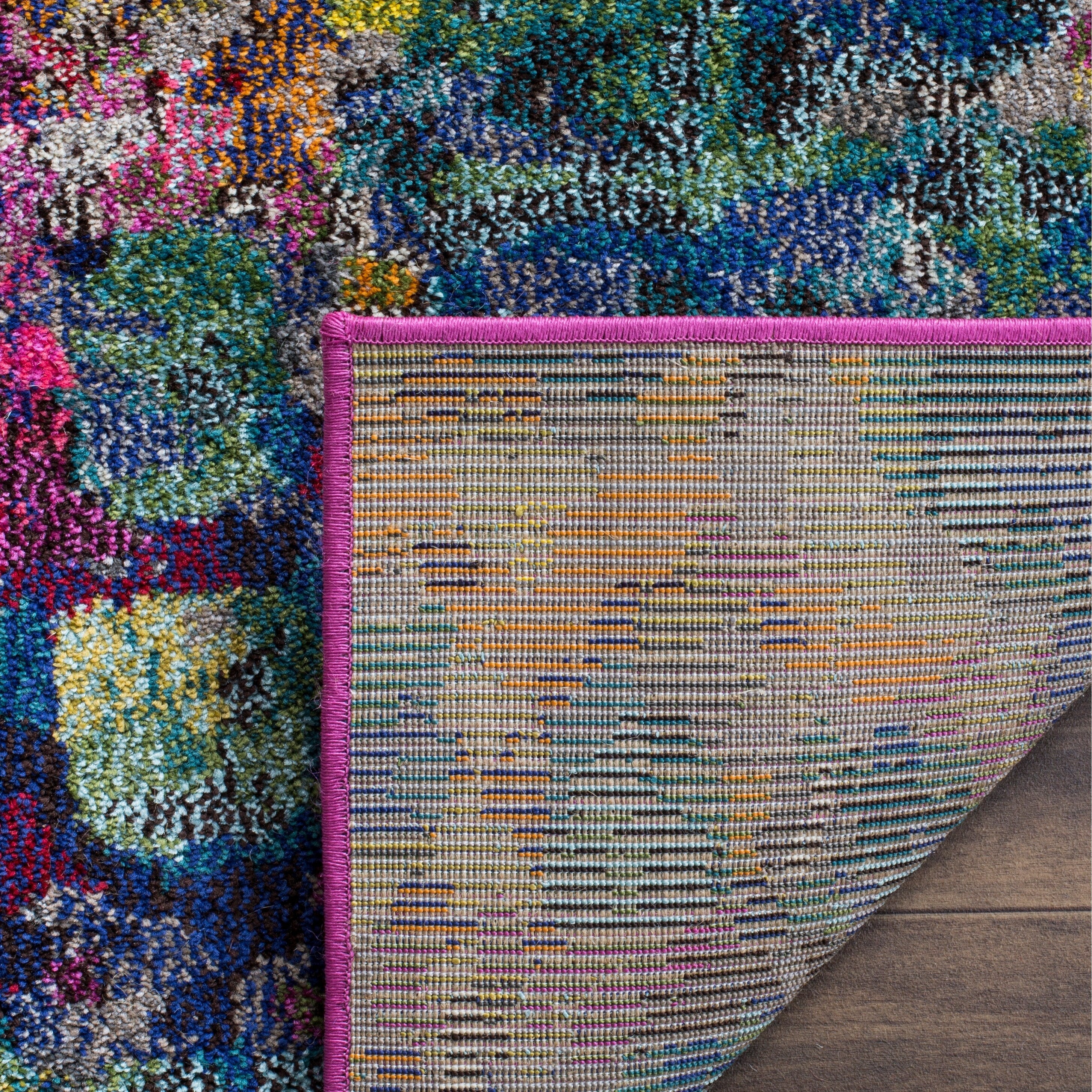 SAFAVIEH Monaco Panna Boho Abstract Modern Watercolor Area Rug