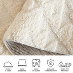 SAFAVIEH Moroccan Tassel Shag Delores 2-inch Thick Rug