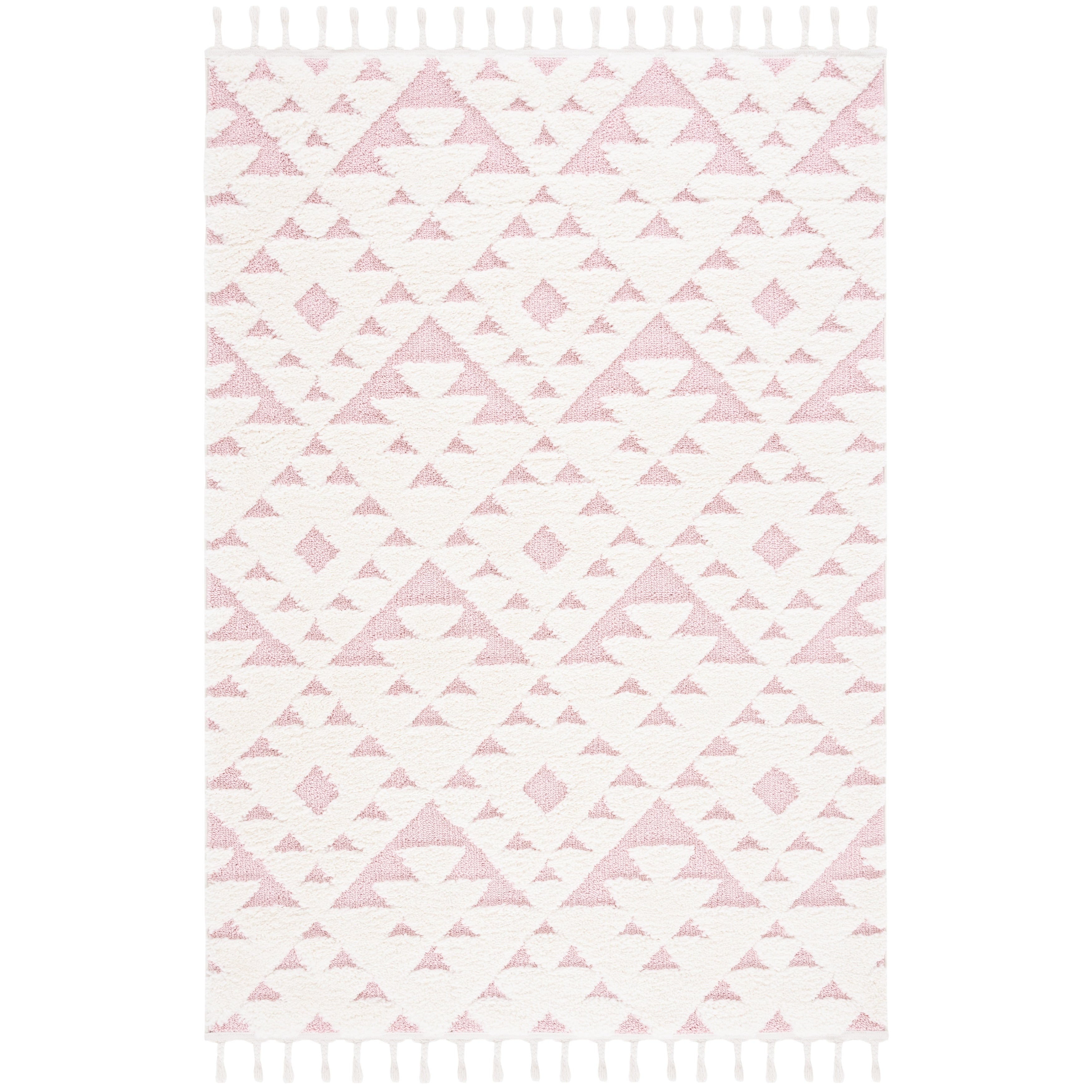 SAFAVIEH Moroccan Tassel Shag Delores 2-inch Thick Rug