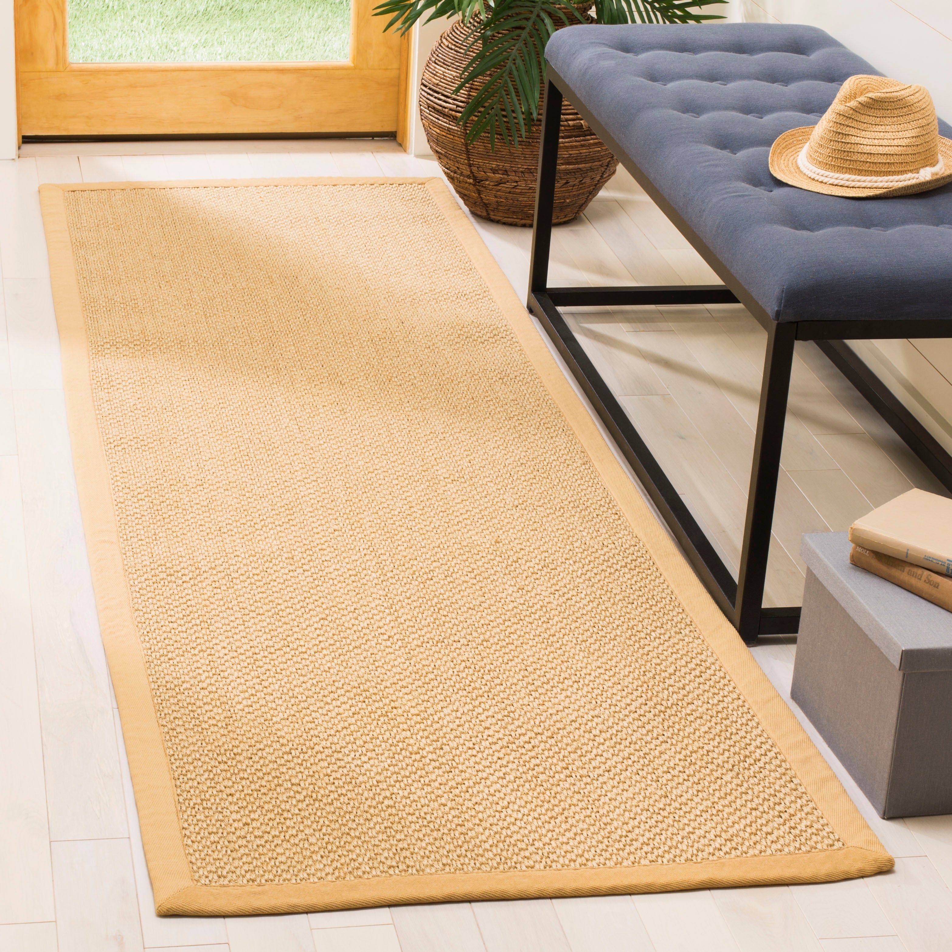 SAFAVIEH Natural Fiber Elmyra Sisal Border Rug