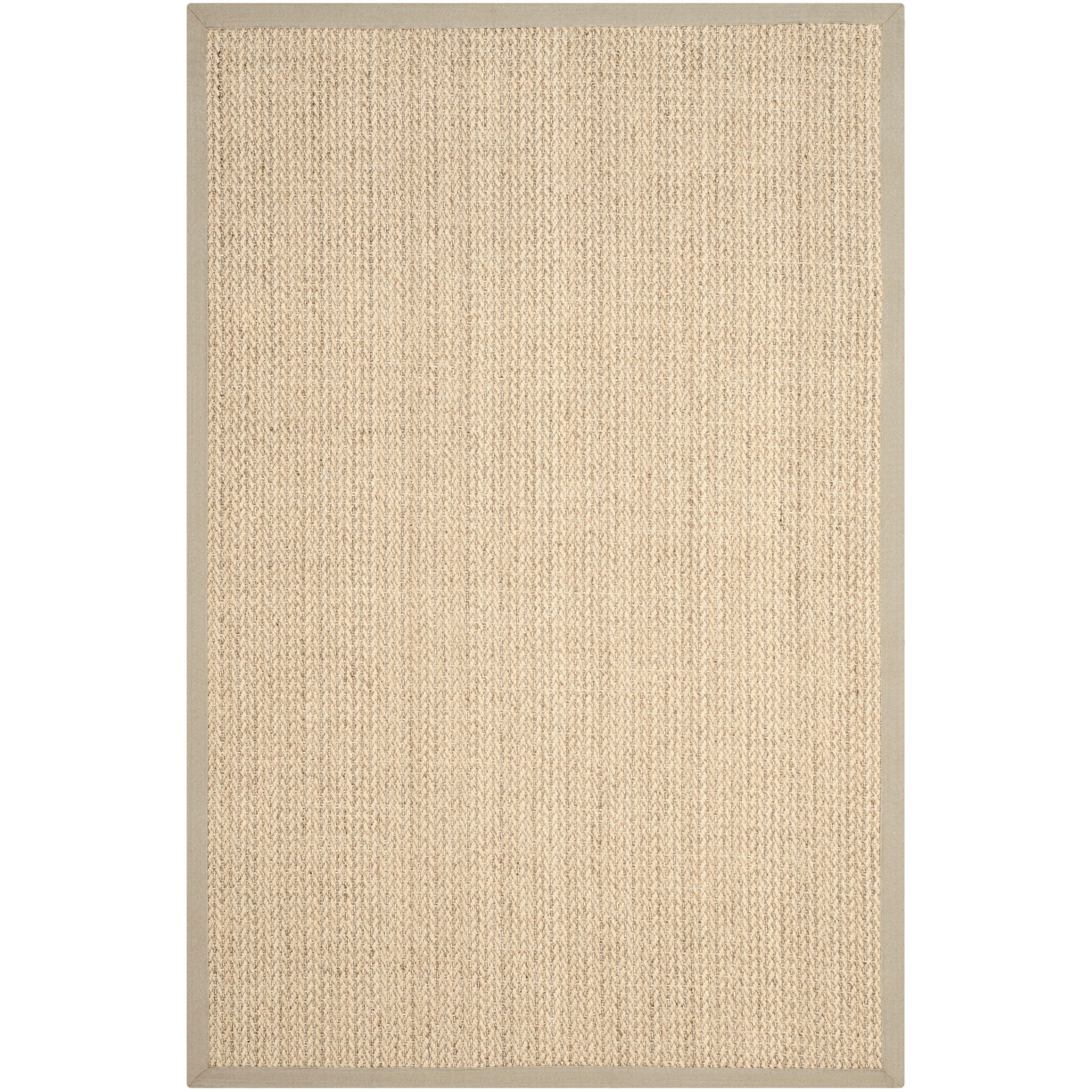SAFAVIEH Natural Fiber Evia Sisal & Wool Rug