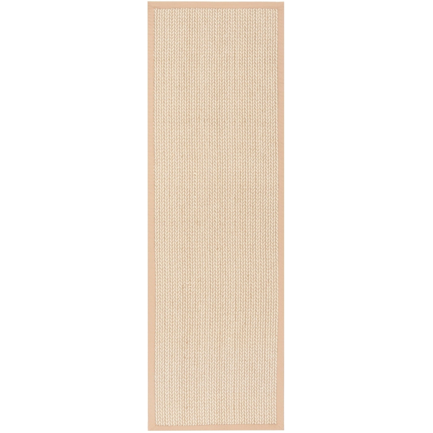SAFAVIEH Natural Fiber Evia Sisal & Wool Rug
