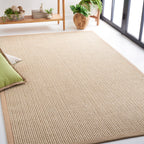 SAFAVIEH Natural Fiber Evia Sisal & Wool Rug