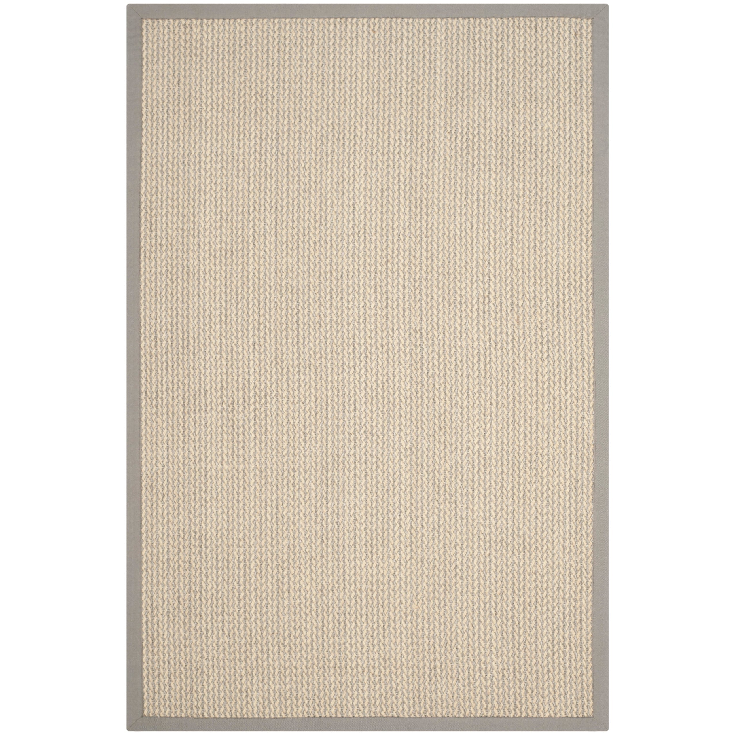 SAFAVIEH Natural Fiber Evia Sisal & Wool Rug