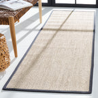 SAFAVIEH Natural Fiber Lorine Casual Border Sisal Rug