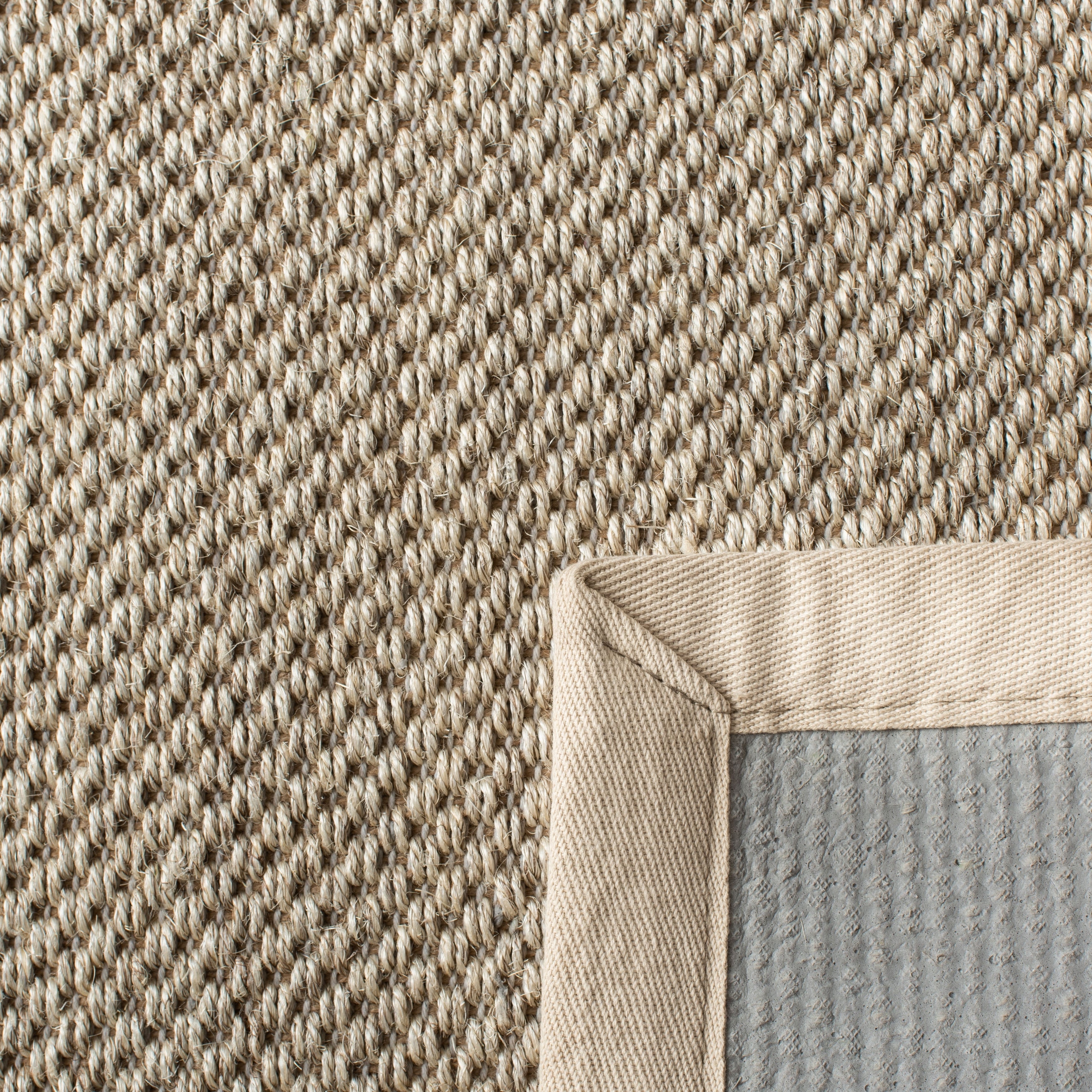 SAFAVIEH Natural Fiber Lorine Casual Border Sisal Rug