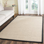 SAFAVIEH Natural Fiber Lorine Casual Border Sisal Rug