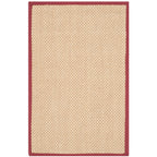 SAFAVIEH Natural Fiber Venus Casual Border Sisal Rug