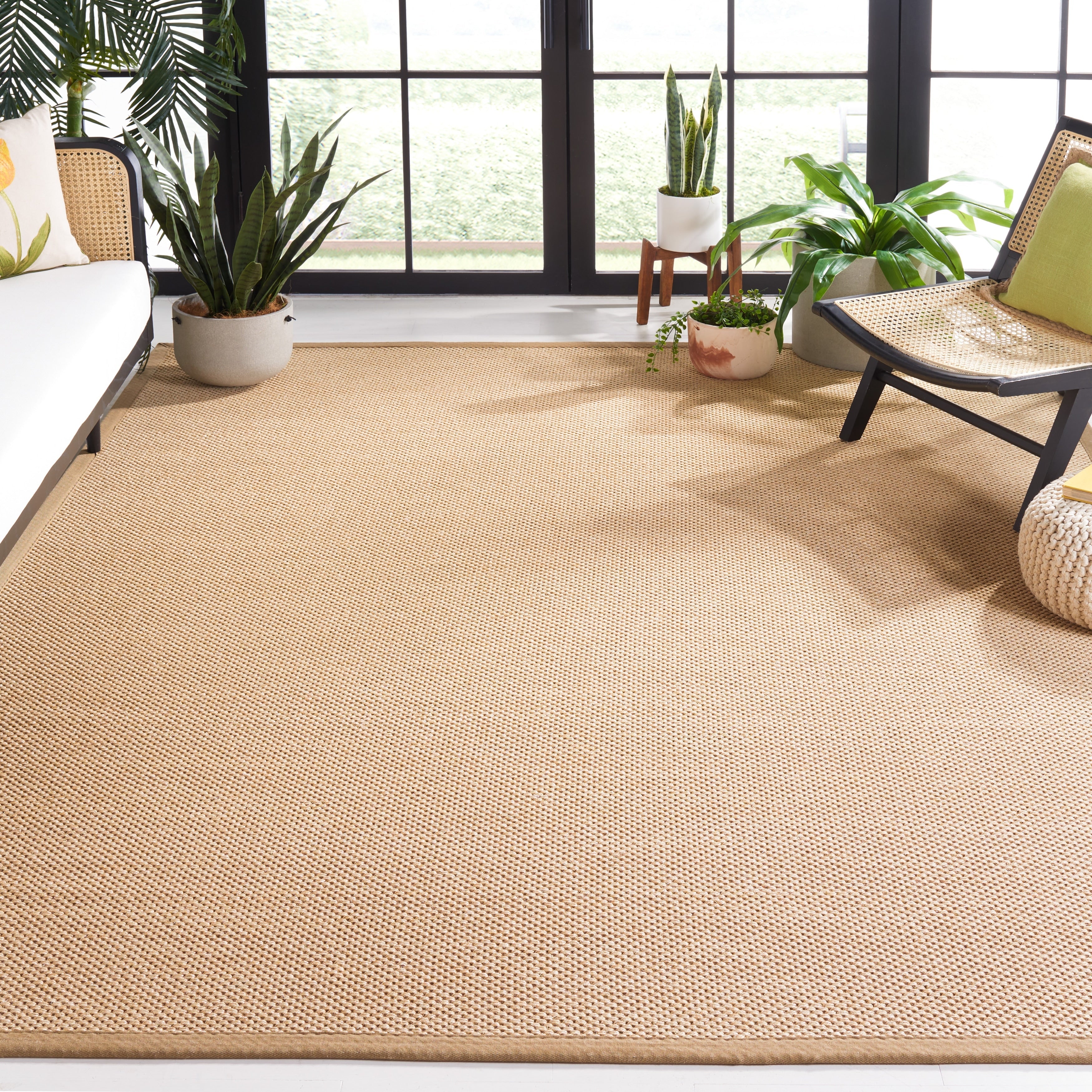 SAFAVIEH Natural Fiber Venus Casual Border Sisal Rug