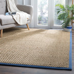 SAFAVIEH Natural Fiber Zymryd Basketweave Seagrass Rug