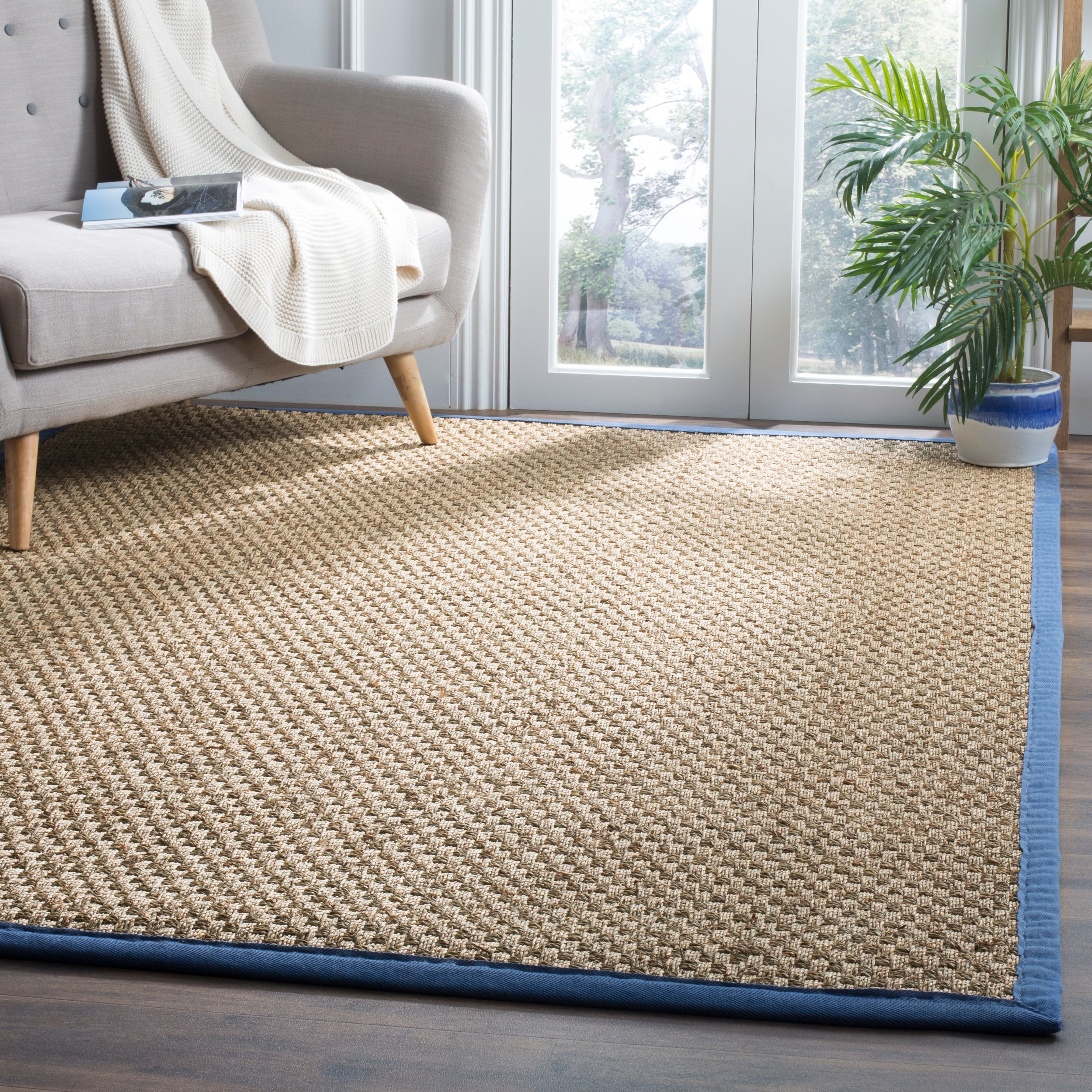 SAFAVIEH Natural Fiber Zymryd Basketweave Seagrass Rug