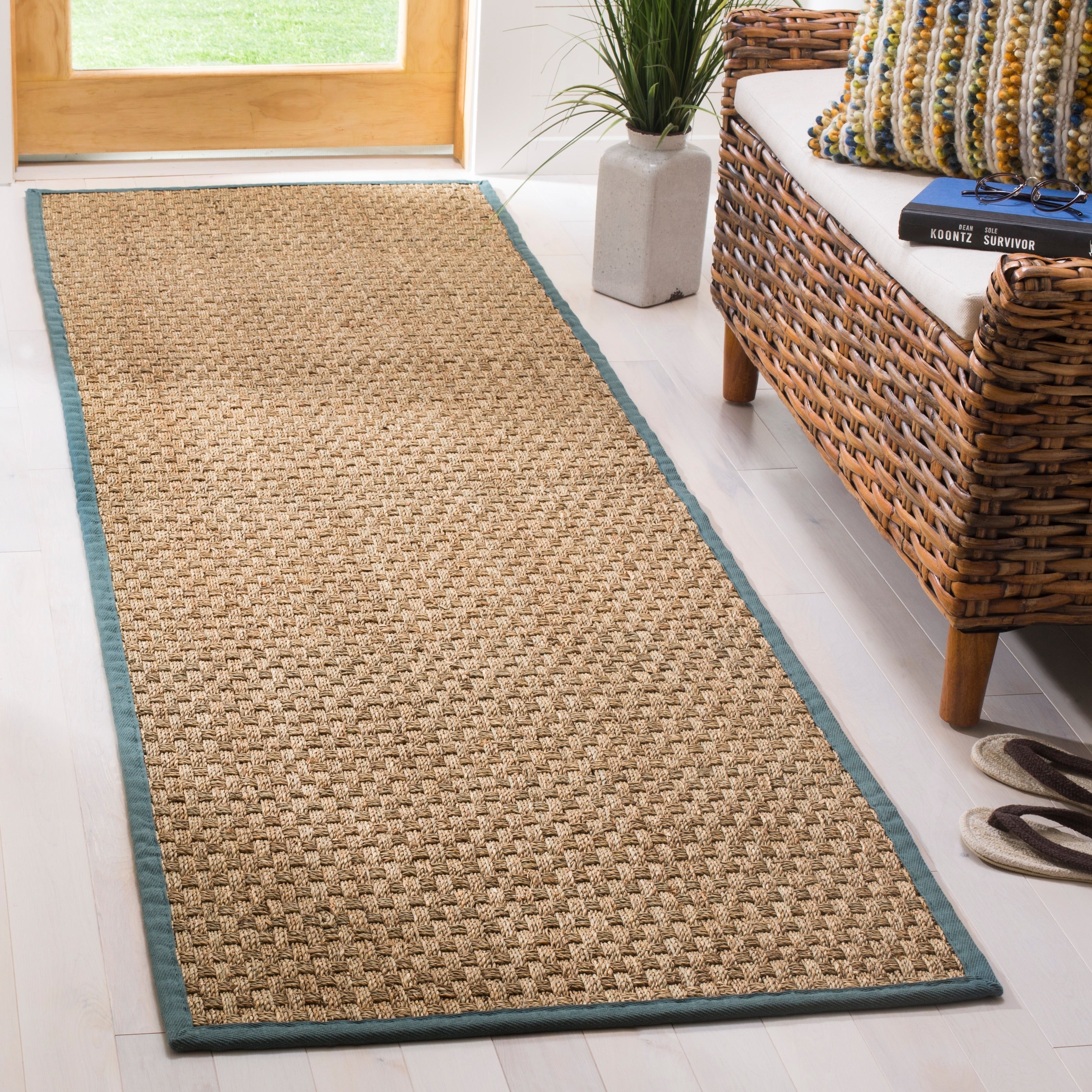 SAFAVIEH Natural Fiber Zymryd Basketweave Seagrass Rug