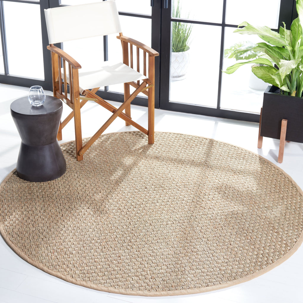 SAFAVIEH Natural Fiber Zymryd Basketweave Seagrass Rug