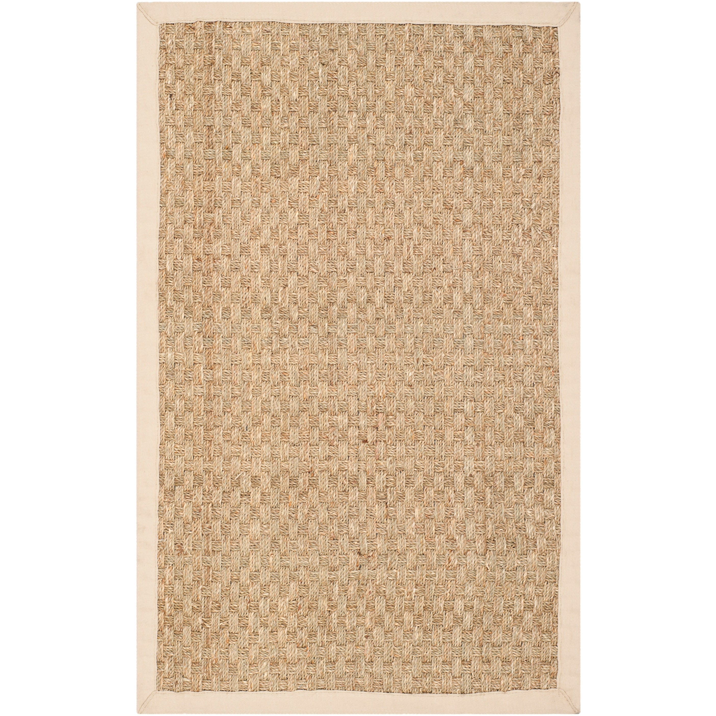 SAFAVIEH Natural Fiber Zymryd Basketweave Seagrass Rug