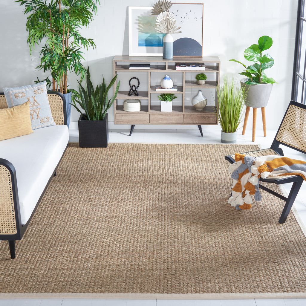 SAFAVIEH Natural Fiber Zymryd Basketweave Seagrass Rug