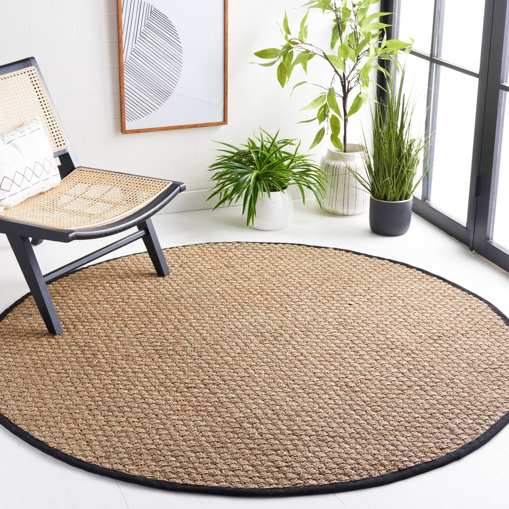 SAFAVIEH Natural Fiber Zymryd Basketweave Seagrass Rug