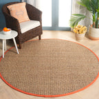 SAFAVIEH Natural Fiber Zymryd Basketweave Seagrass Rug