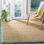 SAFAVIEH Natural Fiber Zymryd Basketweave Seagrass Rug
