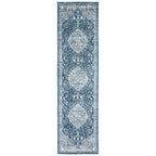SAFAVIEH Oregon Hildegarde Traditional Oriental Navy/Ivory Rug
