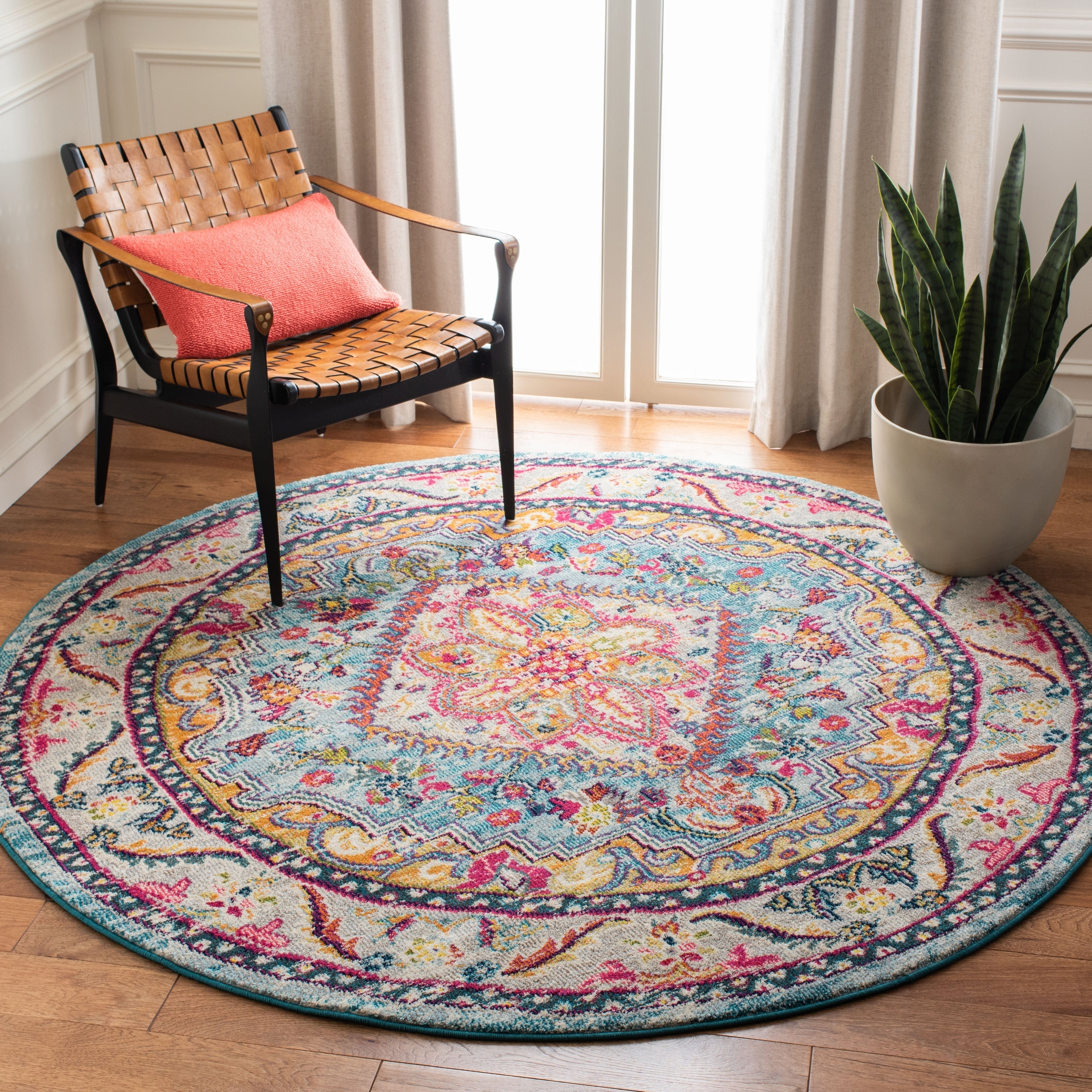 SAFAVIEH Phoenix Sameh Vintage Boho Oriental Rug
