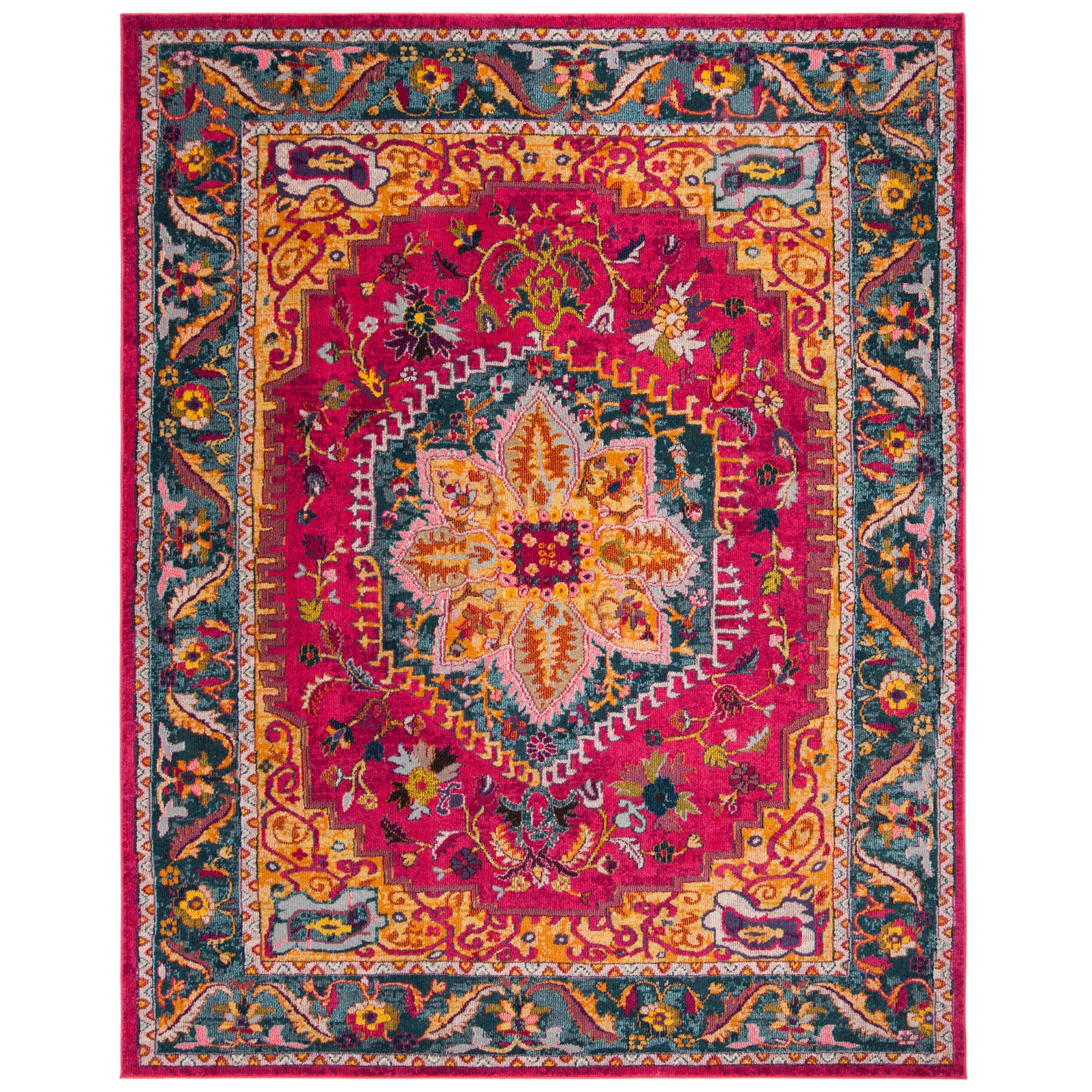 SAFAVIEH Phoenix Sameh Vintage Boho Oriental Rug