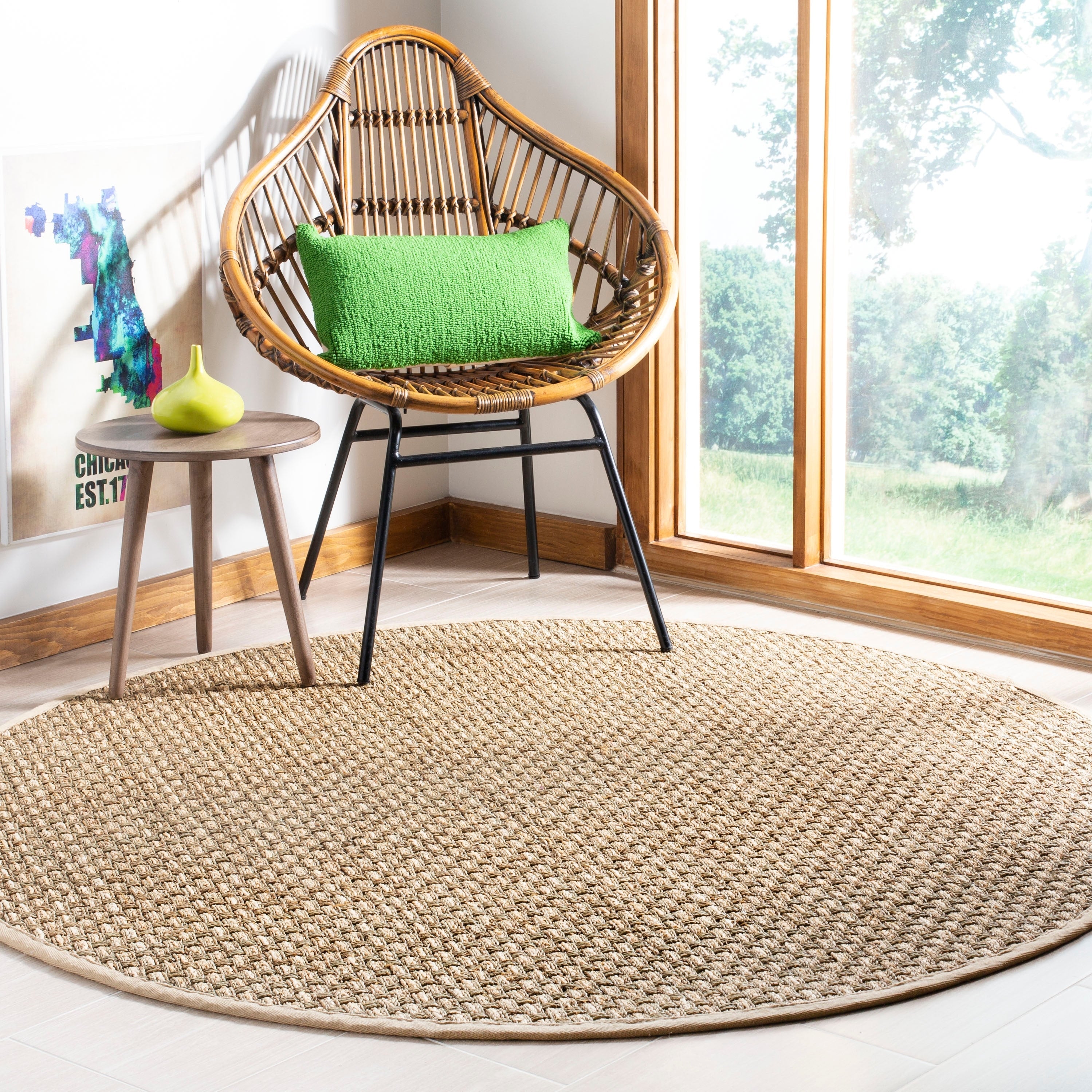 SAFAVIEH Stas Margery Seagrass Area Rug