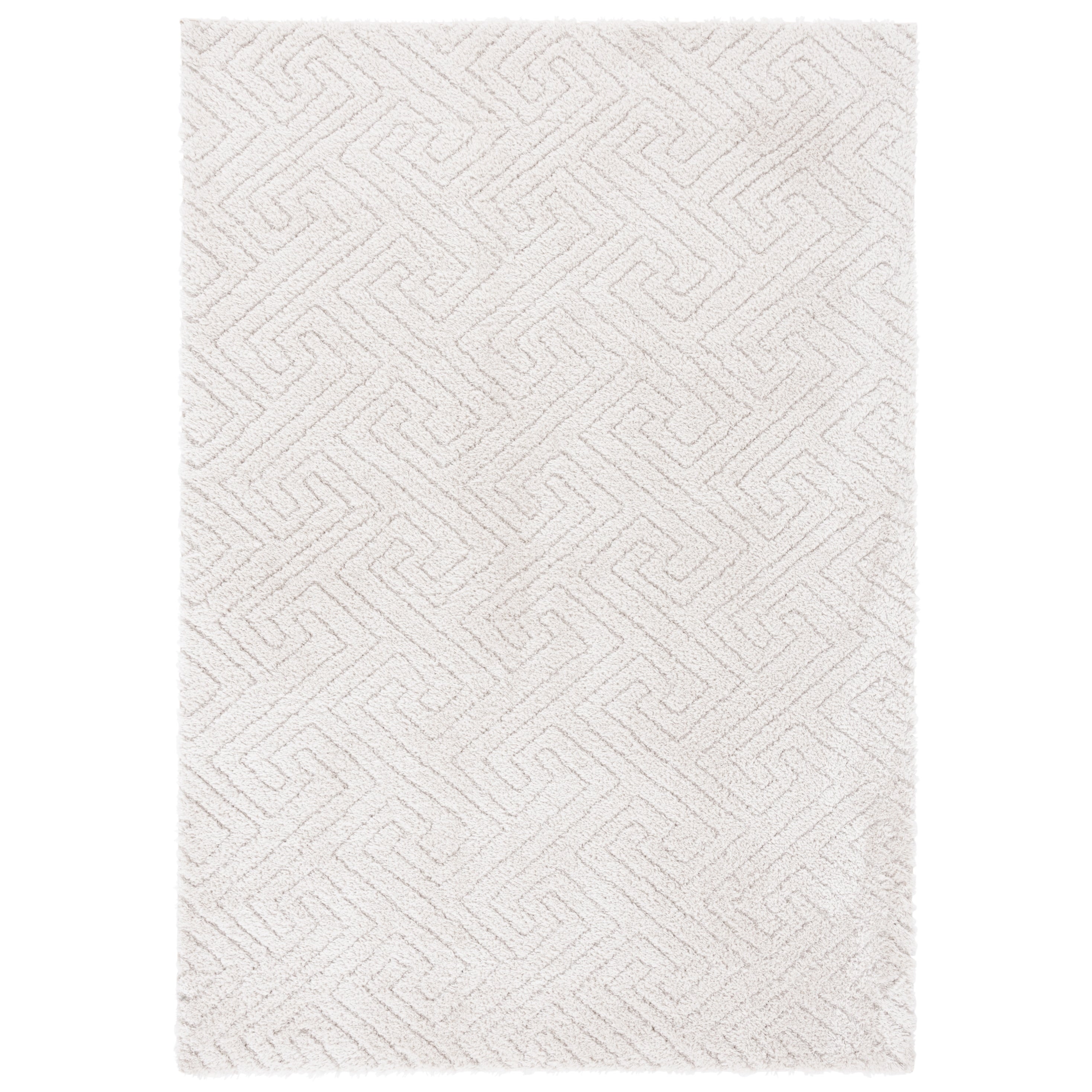 SAFAVIEH Tahoe Shag Lisjana Geometric 1.2-inch Thick Rug